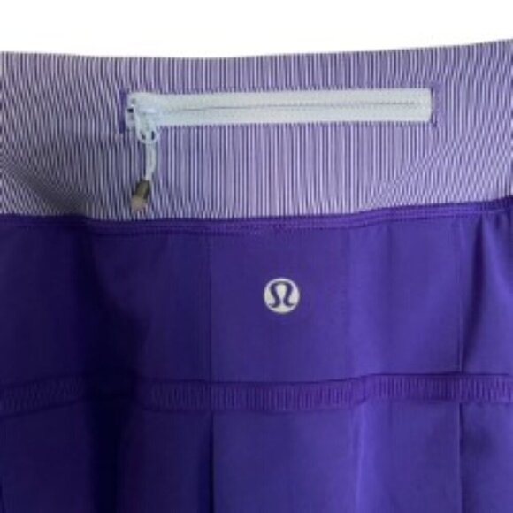 Lululemon Run Purple Pace Setter Skirt 8 - Picture 2 of 4